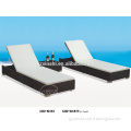 wholesale outdoor furniture spa hotel village lounge chair with waterproof cushion